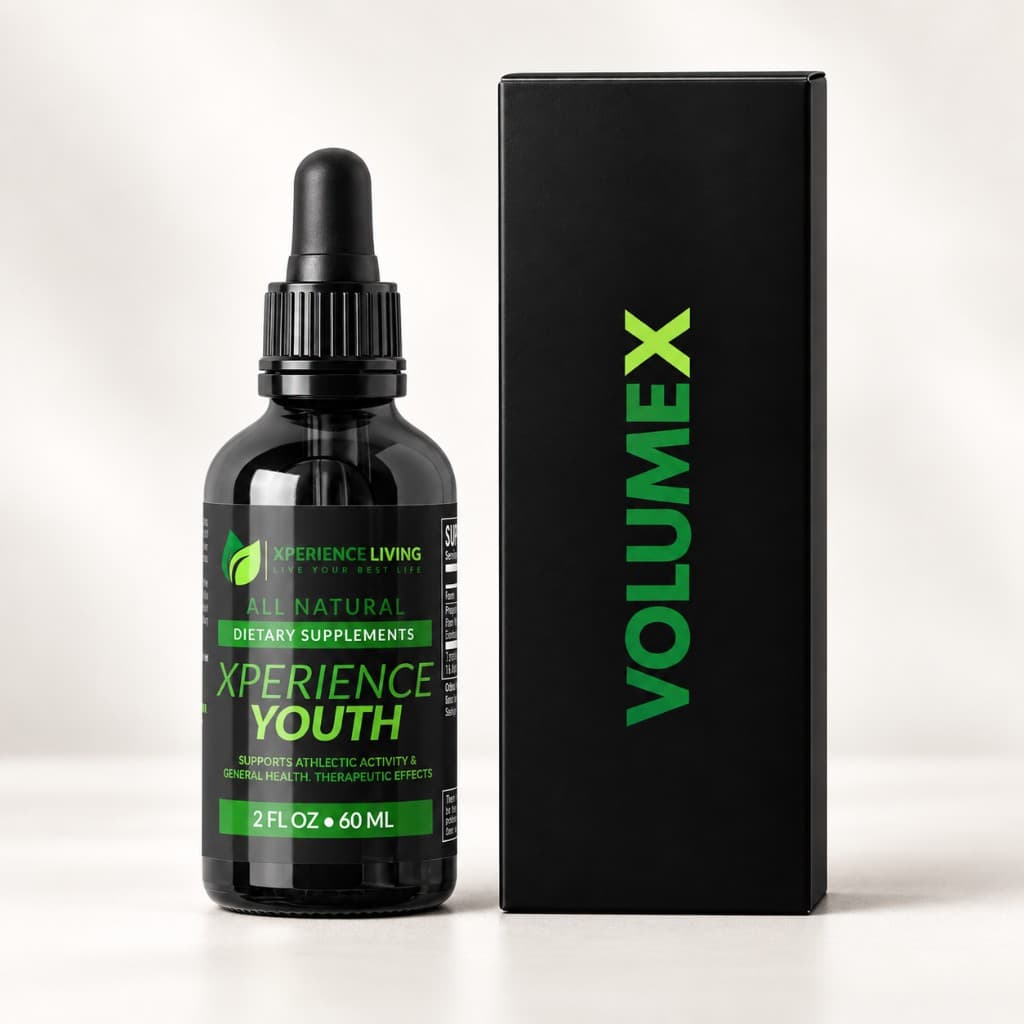 Xperience Youth liquid bottle and box